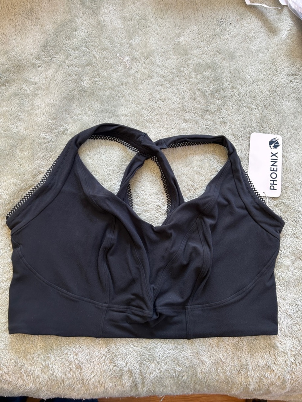 Phoenix Bergen Lace‑Trim Soft Bra Plus 2X or 3X C–DD NWT Wide Straps Comfort Fit